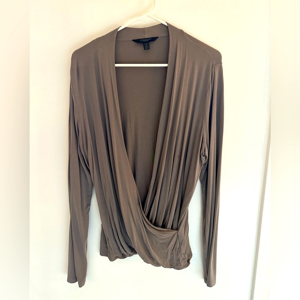 Banana republic wrap sweater